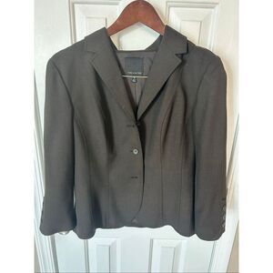 The limited brown blazer size 10 work attire y2k style